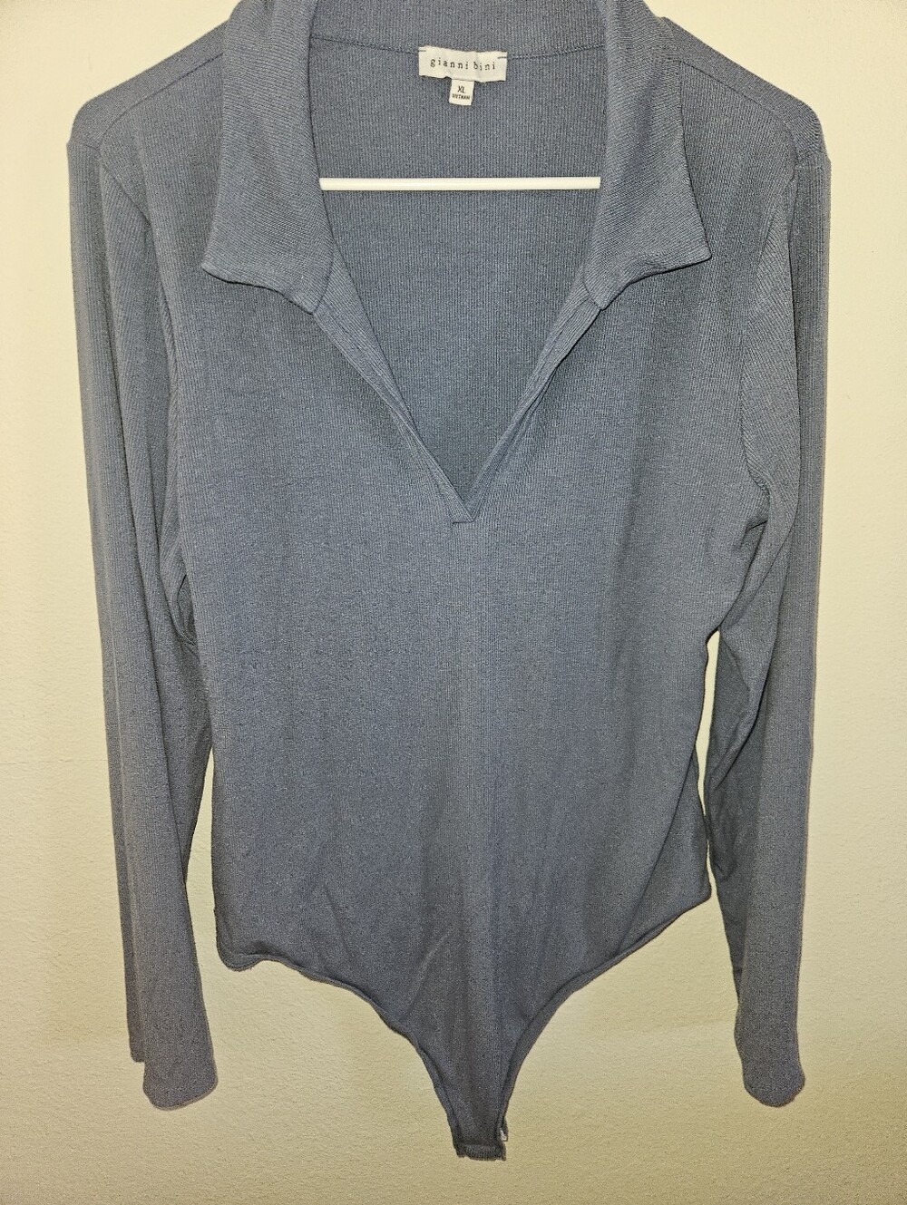 Gianni Bini Womans Long Sleeve Bodysuit Size Xl - Picture 3 of 11